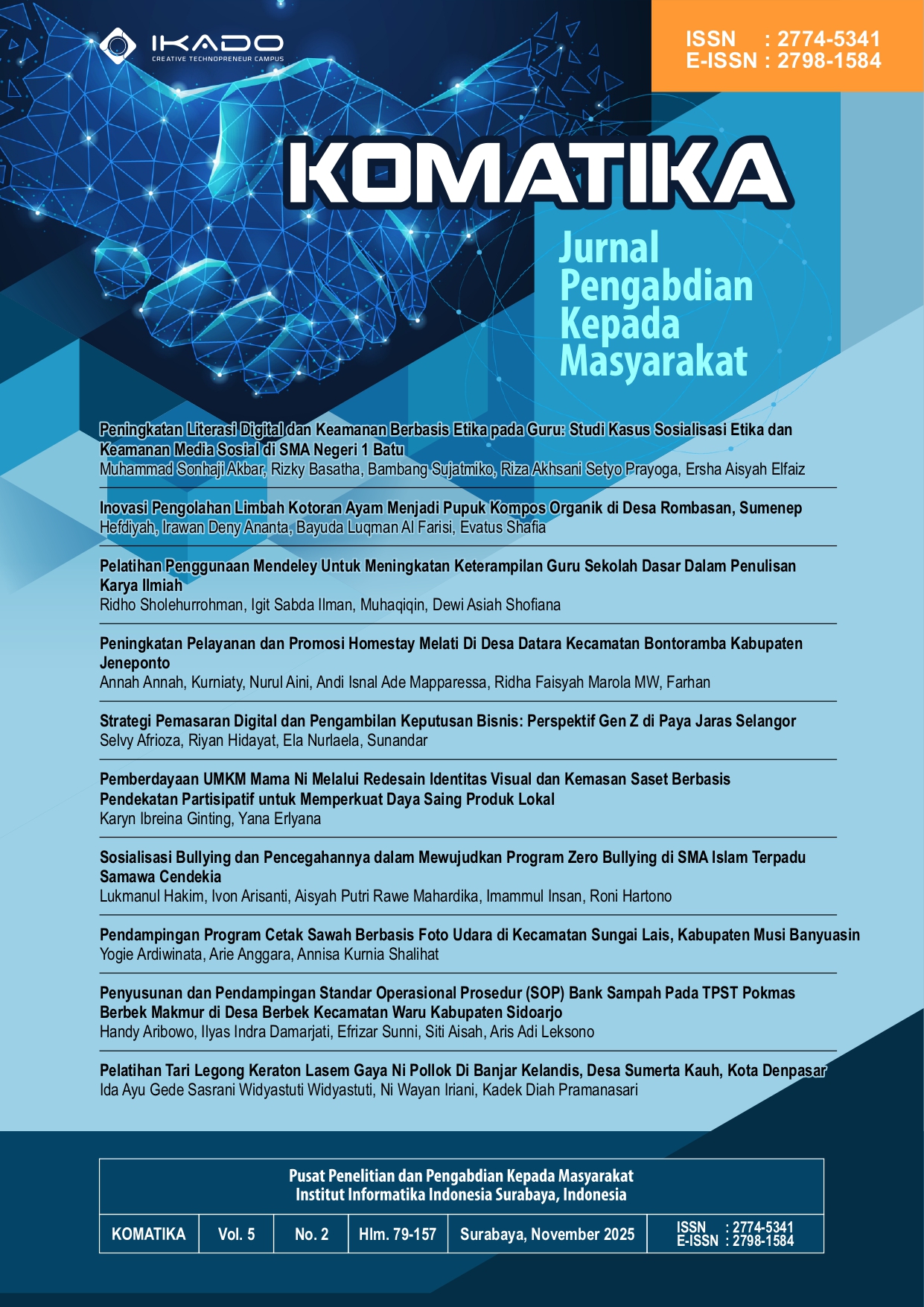 					View Vol. 5 No. 2 (2025): November 2025
				
