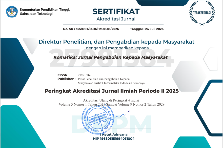Sertifikat Akreditasi Komatika 2026